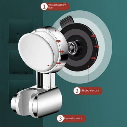 Strong Vacuum Suction Cup Wall Mount Adjustable Hand Shower Head Bracket Holder