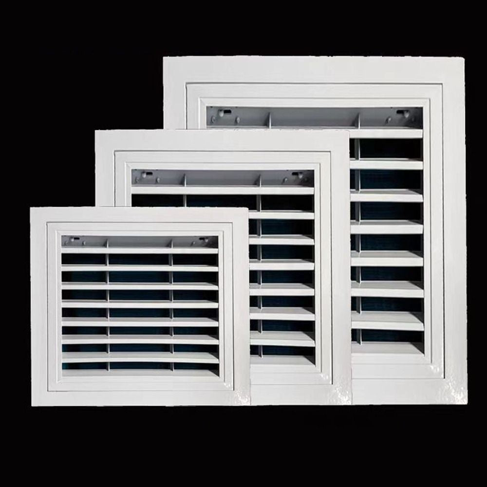 Square Air Vent Grille Aluminum Alloy Gable Wall Shed Vent  Attics