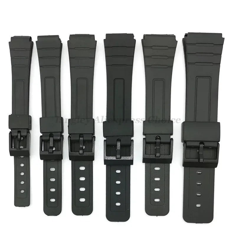 Silicone Watch Strap for CASIO F91W W-800H 18Mm for W800H SGW400 F91W F84 F105/1