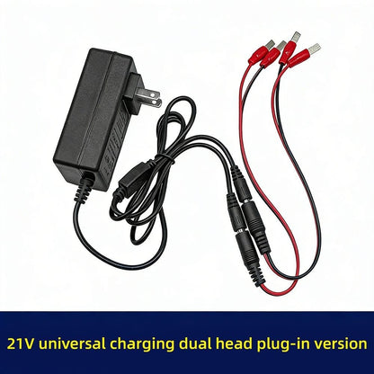 18/21V/24V Lithium Dual-head Charger Universal Battery Charger