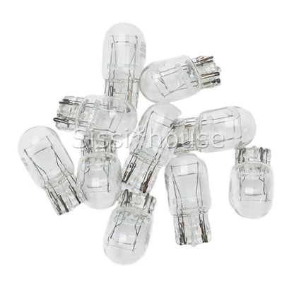 10PCS T20 7443 12V21/5W Clear Glass Turn Signal Stop Brake Tail Light Bulbs AUOZ