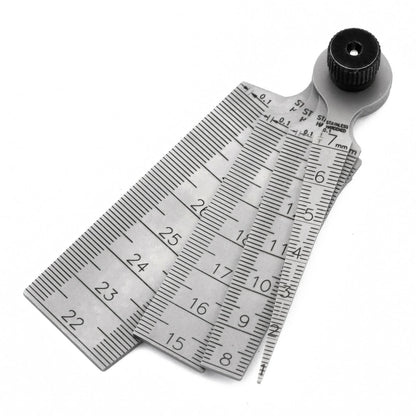 1-29mm Folding Welding Taper Gauge Internal Diameter Hole Gap Slot Bore Ruler