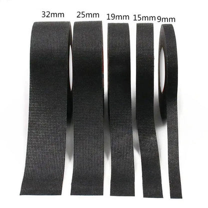 Electrical Cloth Tape Heat Resistant Harness Wiring Wrap Car Fabric Adhesive 4WD