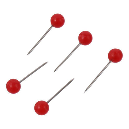 300 pieces/box Red Map Tacks Push Pins