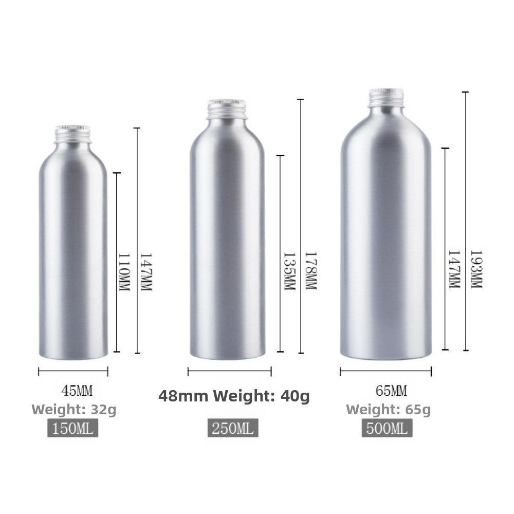 30ml-500ml Aluminum Bottle Reusable Travel Bottles  Shampoo