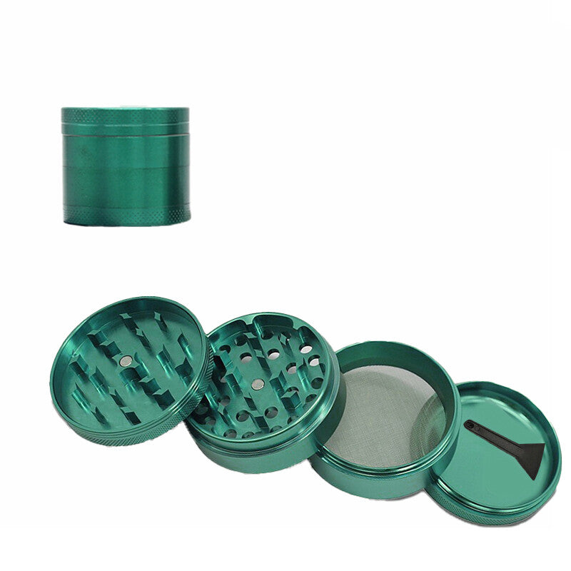 40mm 4-Layer Metal Alloy Herb Tobacco Grinder Smoke Crusher Spice Hand Muller