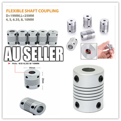 4,5, 6.35, 8, 10mm Flexible Coupling Shaft Coupler Motor CNC 3D Printer Stepper
