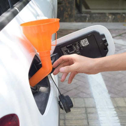 Heavy Duty Fuel Funnel w/ Flexible Spout Filter Oil Petrol Water Car