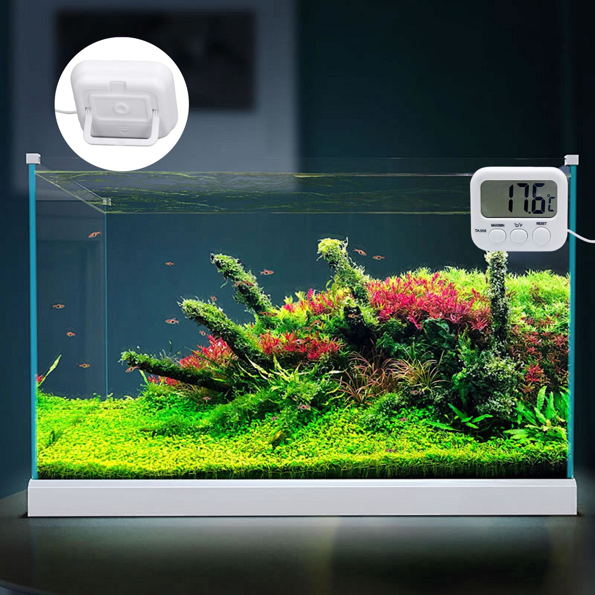 LCD Digital Thermometer for Home/Fridge/Freezer/Aquarium/FISH TANK Temperature