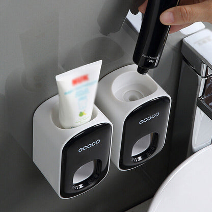 Wall Mount Auto Free Toothpaste Dispenser Automatic Toothpaste Holder Squeezer