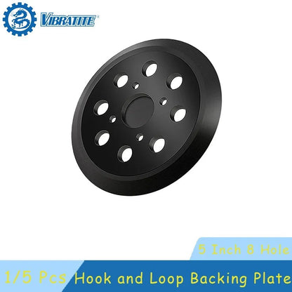 125mm Replacement Disc Sanding Base Backing Pad 8-Hole Orbital Sander Compatible with Ryobi