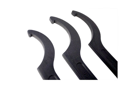C Spanner Hook Wrench Flat Teeth Slotted & Roller Bearing Nut Option:34-145mm