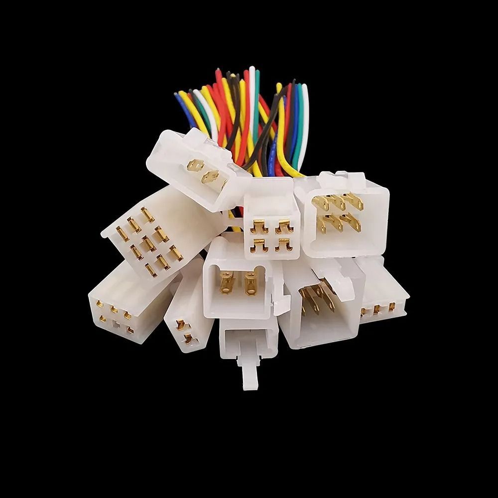 2/3/4/6/9 Pin Automotive Electrical Wire Connector Motorcycle Ebike Car