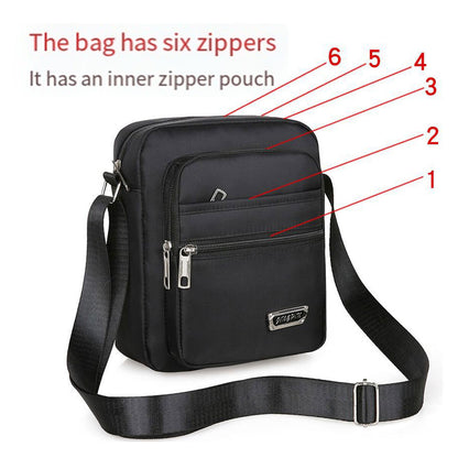 Mens Shoulder Bag Travel Crossbody Messenger Bag Casual Handbag for Men and Boys
