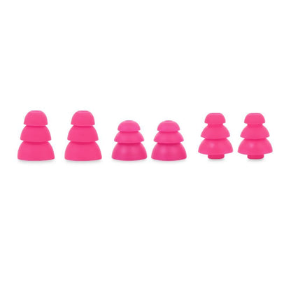 6pcs New Earphone Replacement Earbuds Cover Earplug Silicone Eartips Three Layer