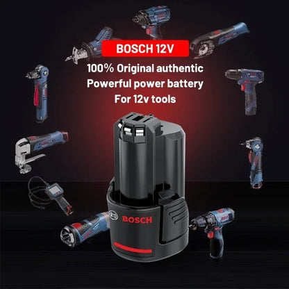 Bosch Original 3.0Ah 12V battery, 3000mAh BAT411 Lithium ion Rechargeable