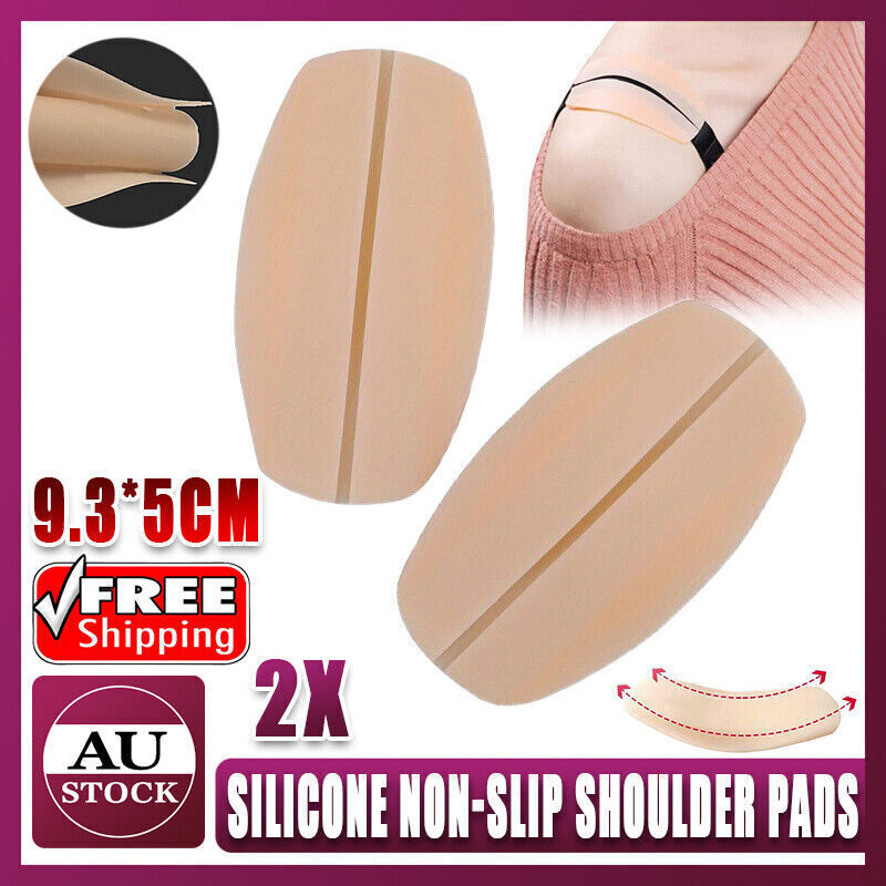 Silicone Non-slip Shoulder Pads Bra Strap Cushions Holder Underwear Pain Relief