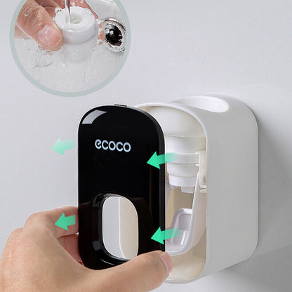 Wall Mount Auto Free Toothpaste Dispenser Automatic Toothpaste Holder Squeezer