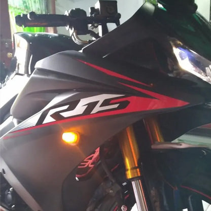 LED Flush Mount Indicators Turn Signals For Yamaha YZF R1 R6 FZ1 FZ6 MT03 XJ6