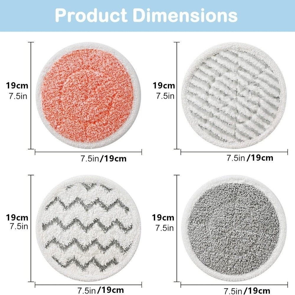 Reusable Cleaning Pads for Shark S7001 S8201 S7000 S8001 Series