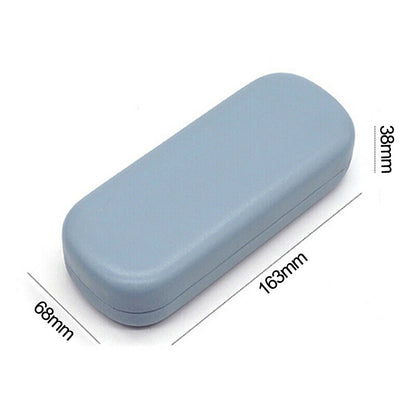 Portable Eye Glasses Case Leather Hard Box Eyeglasses Spectacle Holder Storage
