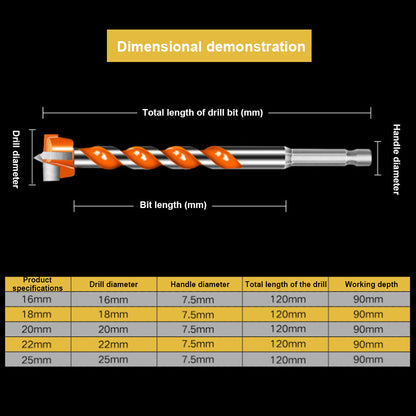 1PC Forstner Bit Woodworking Drill Bit Boring Hole Saw Cutter Wood Tools 16-25mm