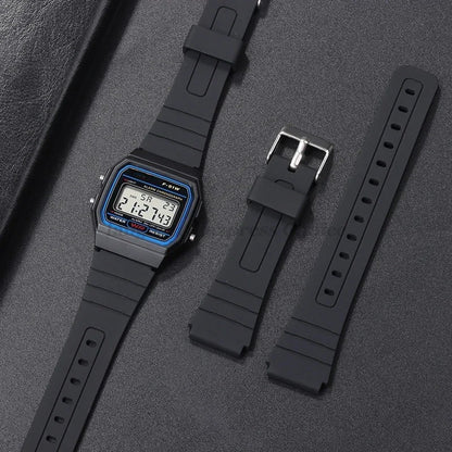 Silicone Watch Strap for CASIO F91W W-800H 18Mm for W800H SGW400 F91W F84 F105/1