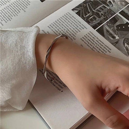 Bangle Bowknot Bell Bracelet Jewellery Korean Wrist Chain Women Silver Pack AU