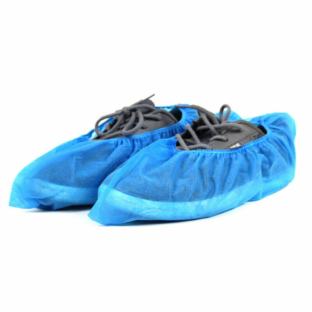 100/200 Disposable Non Woven Anti Skid Shoe Cover Overshoes Protector Boot Cover