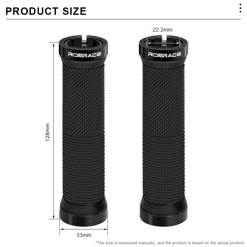 Anti Slip Lock On Bike Handlebar Handle Hand Grips BMX MTB Mountain Bicycle