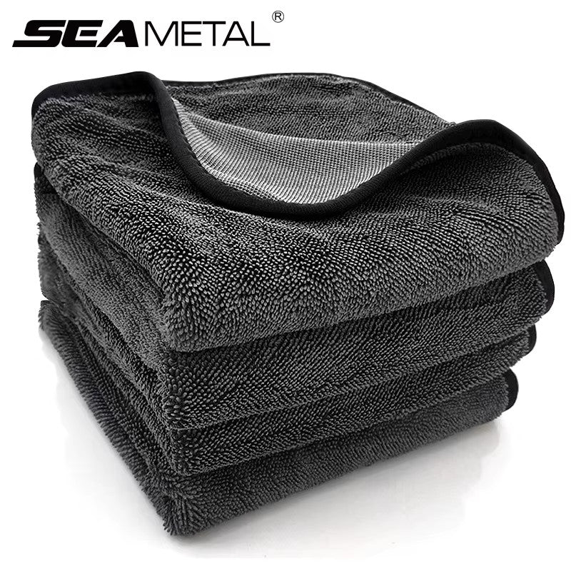 SEAMETAL 600GSM Premium Towels Car Care Wash Towel Ultra-Absorbent Drying Cloth