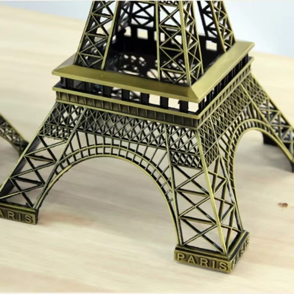 Bronze Eiffel Tower Model Metal Eiffel Tower Decorative Ornaments