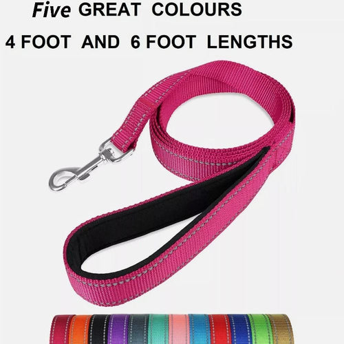 Reflective Dog Lead Strong Padded Tracking Leash Dog Training Lead  for Dog