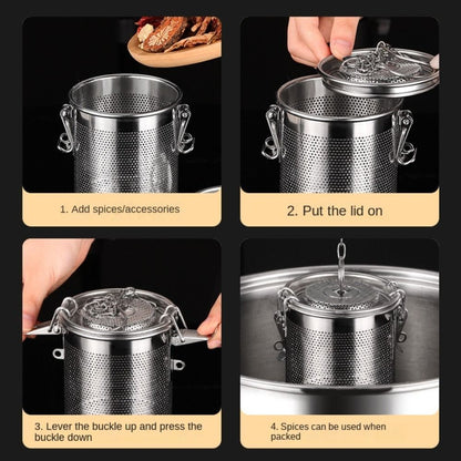 Kitchen Tools Seasoning Cage Stainless Steel Basket Filter Bag Spice Basket