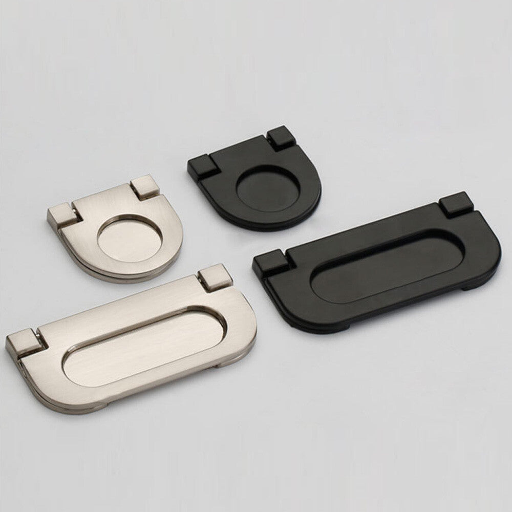 Fashion Sliding Door Flush Concealed Pull Handles Drawer Shoebox Cabinet Knobs