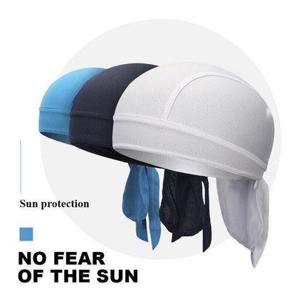 Durag Bandanna Cap Cycling Head Wraps Skull Cap Scarves Caps Motorcycle Sports
