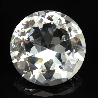 Ornaments Home Decoration Clear Glass Raw Gemstone Faceted Cut Crystal Diamond