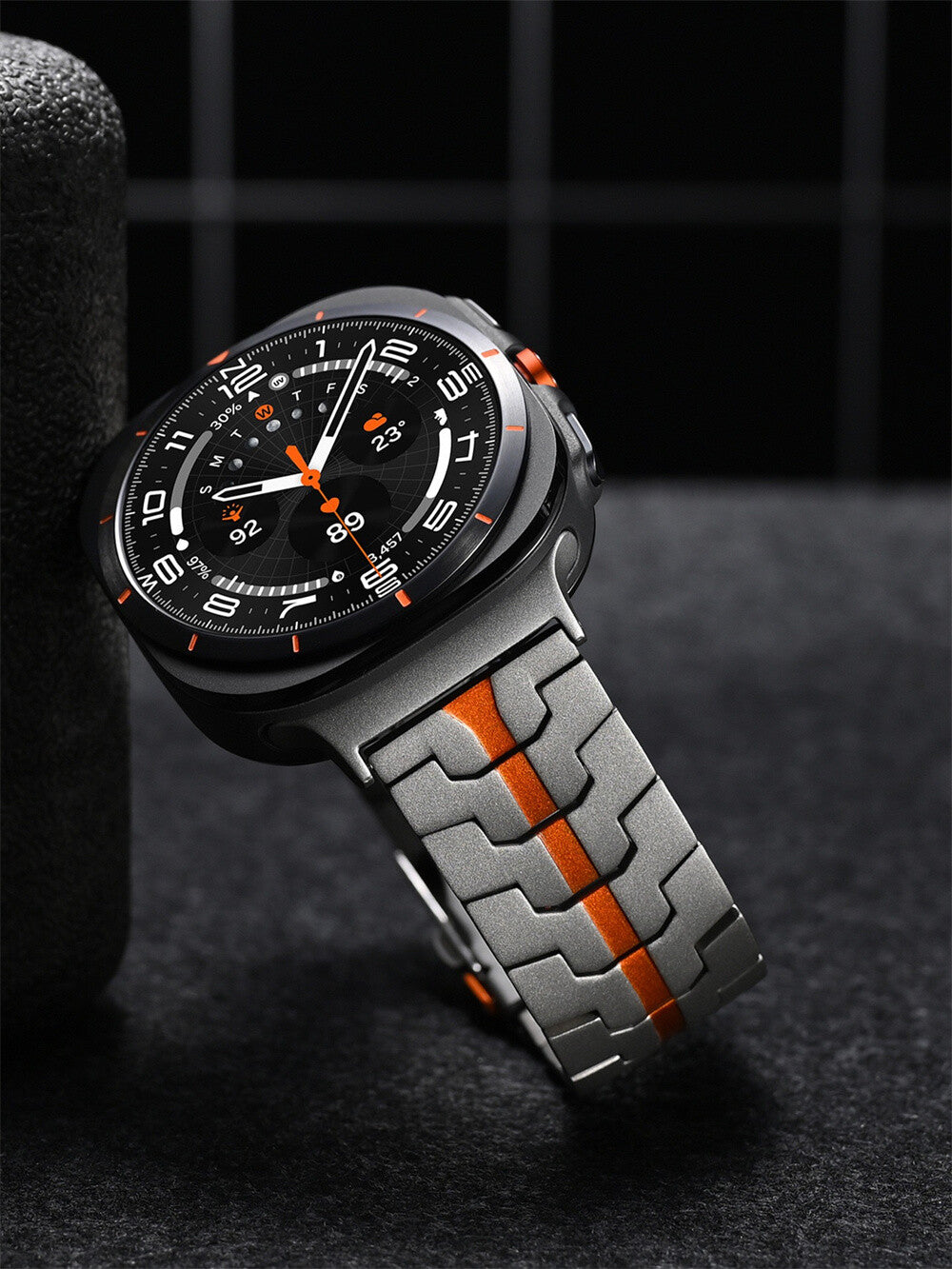 Titanium Metal Bracelet Compatible with Samsung Galaxy Watch Ultra 47mm Strap Band Durable