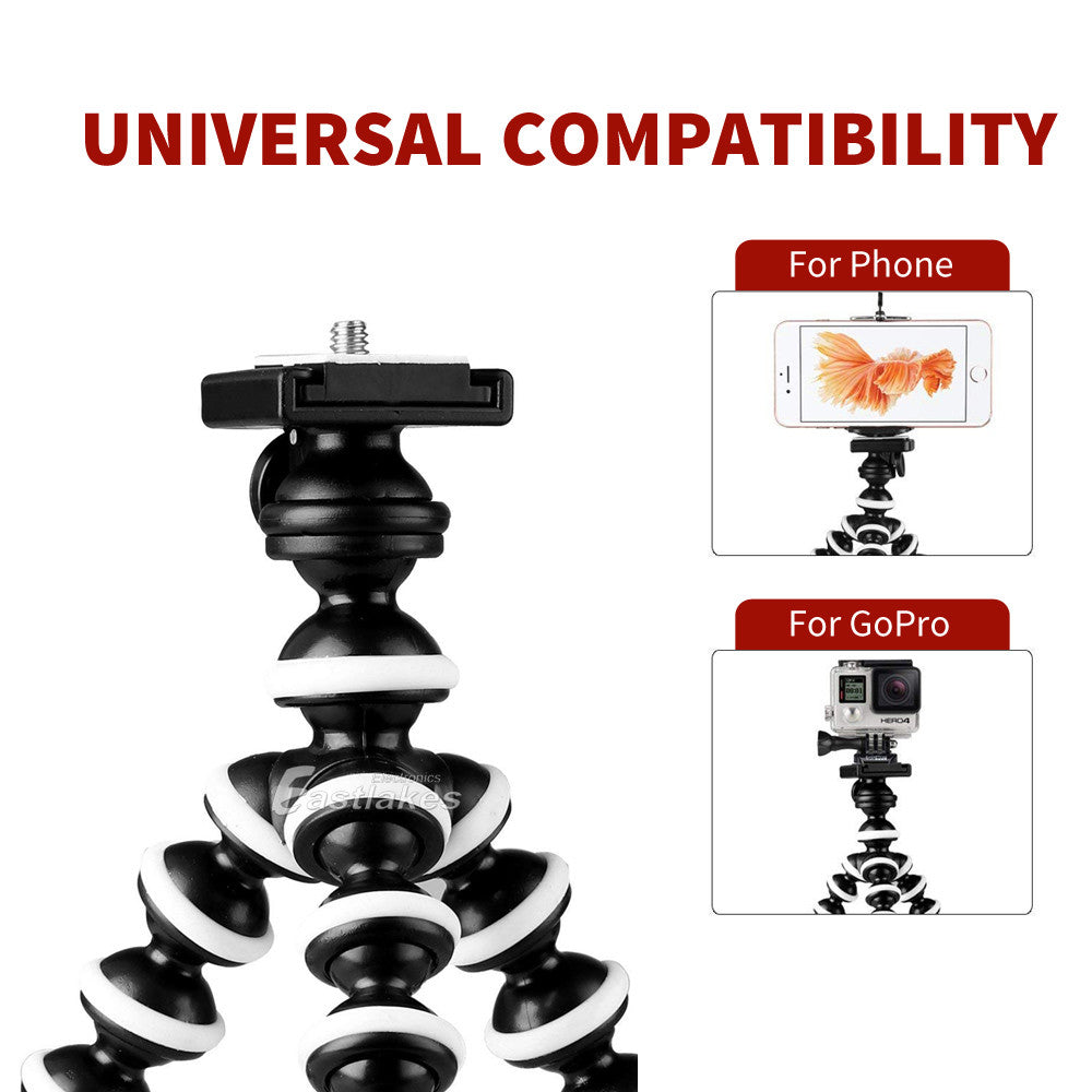 Flexible Octopus Tripod Stand Gorilla Pod Compatible with Universal Phone GoPro Camera DSLR