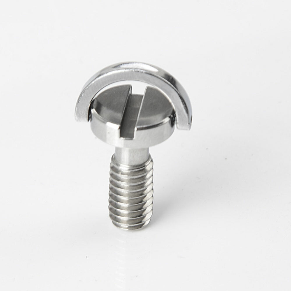 1/4" Release Plate Quick D-Ring Long Screw For Camera Tripod Stainless Steel