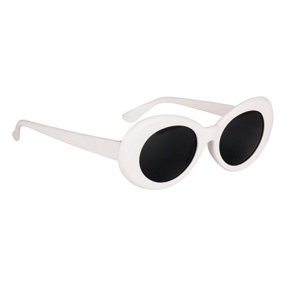 Unisex Clout Goggles Sunglasses Rapper Kurt Cobain Oval Shades Grunge Glasses