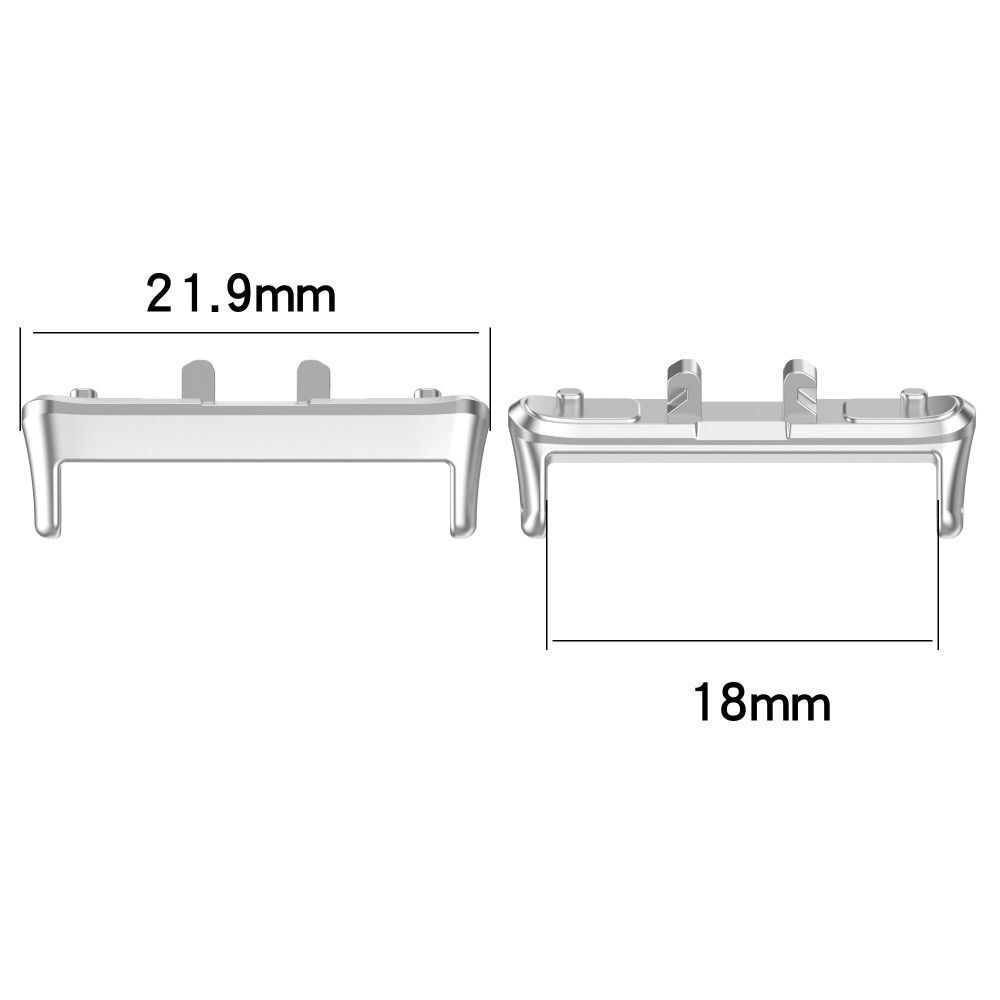 2Pcs Watchband Strap Adapter Wristband Adapter Compatible with Samsung Galaxy Fit3