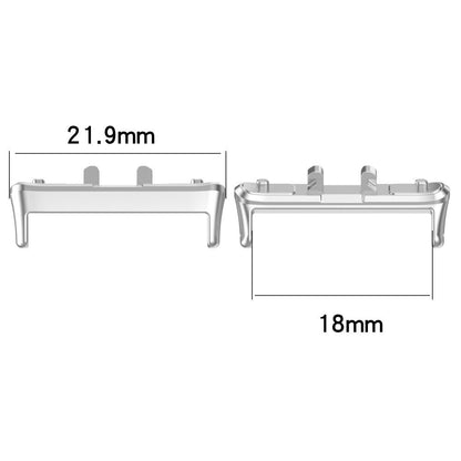 2Pcs Watchband Strap Adapter Wristband Adapter Compatible with Samsung Galaxy Fit3