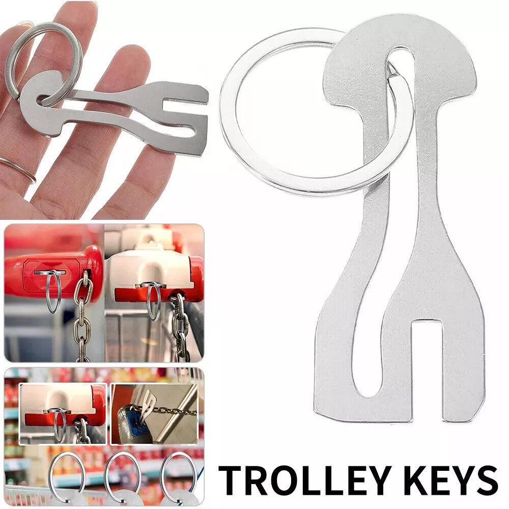 2x AUSSIE SHOPPING TROLLEY TOKEN MASTER KEY Unlocker Woolies WWS Coles Aldi COIN