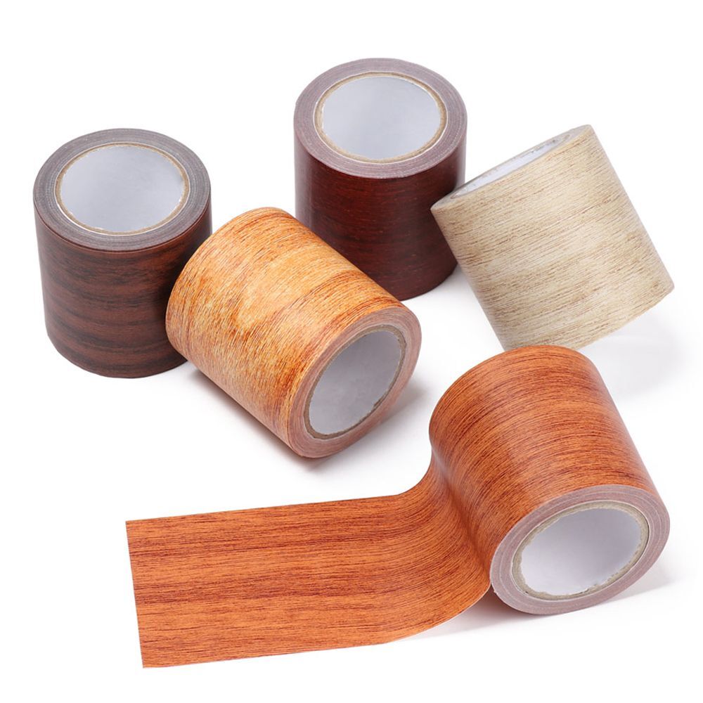 Furniture Renovation Duct Tape Skirting Line Repair Tape Wood Grain Adhensive
