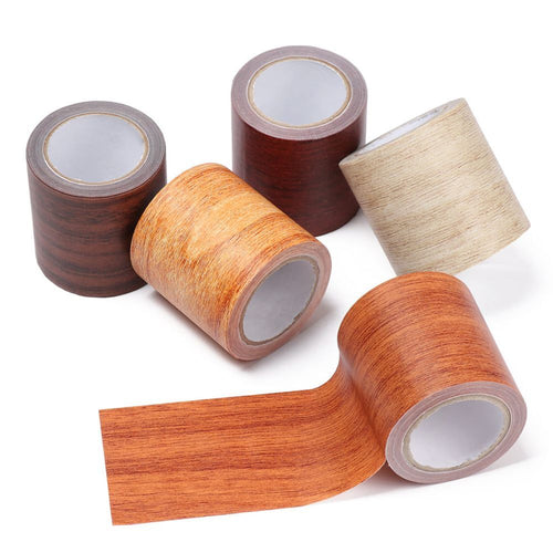 Furniture Renovation Duct Tape Skirting Line Repair Tape Wood Grain Adhensive