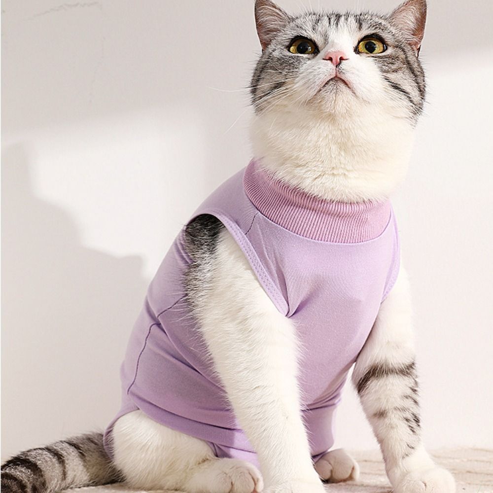 Jumpsuit Kitten Recovery Clothes Anti-licking Cat Sterilization Suit  For Pet