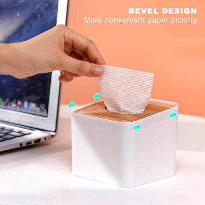 NEW HOT Square Tissue Box Cover - Stylish Cube Tissue Box Holder | Bnb Supplies