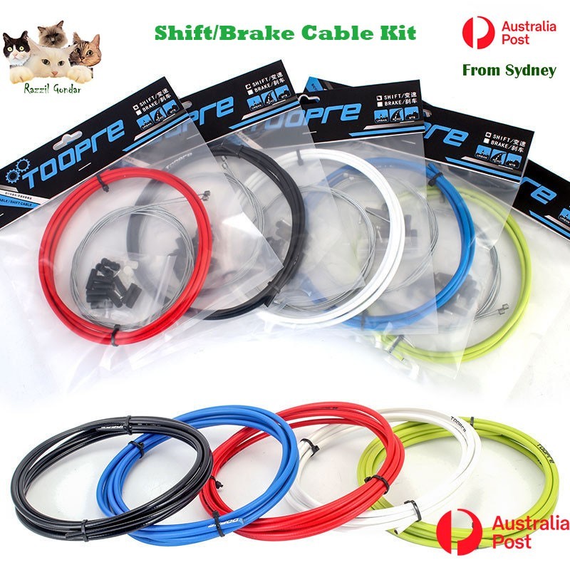 Universal Road MTB Shift & Brake Cable Housing Kit Outdoor Front Rear Wire Gear
