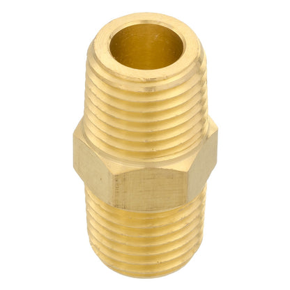 Brass 1/4" Male BSP To NPT Adapter Pipe Fitting Threaded Connector Coupler
